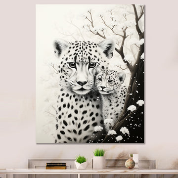 Tiger Harmony In Monochrome - Tiger Wall Art Prints